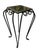 Black 1950s Hand Made Ornate Wrought Iron Drinks Table With Black Ceramic Surface For Sale - Image 8 of 8