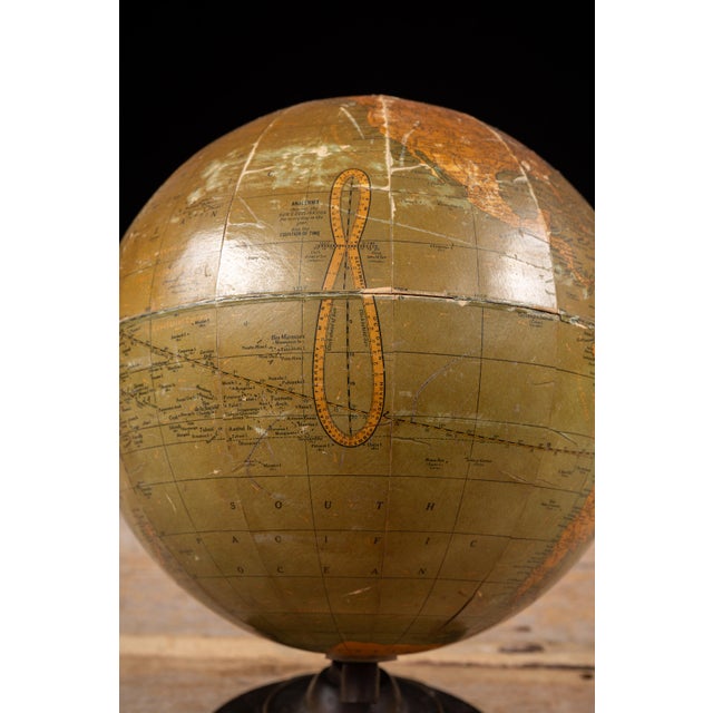 Mid 20th Century Vintage Gilmore Advertising Terrestrial Globe by Cram For Sale - Image 5 of 7