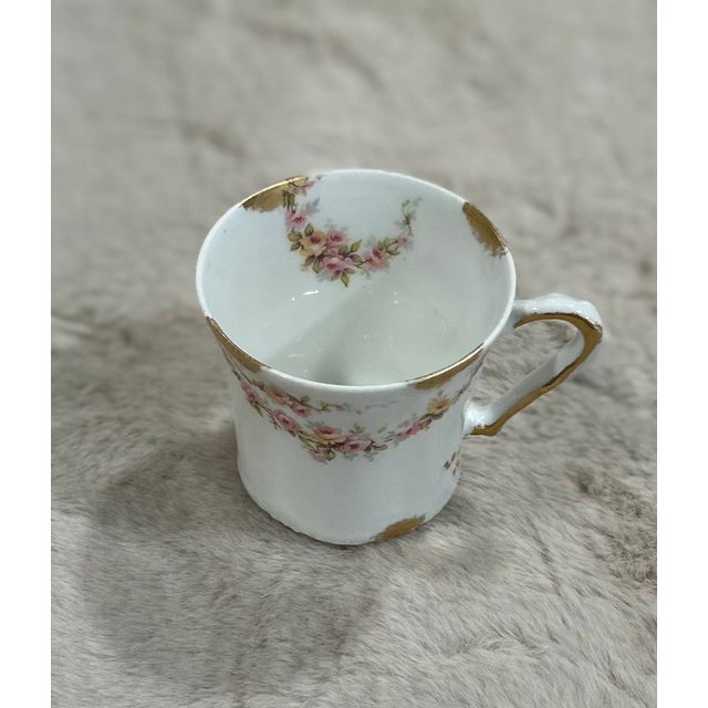 Classical, formal. Set of 5 cups and saucers.