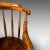 Brown 1890s Antique Victorian English Fireside Beech Elbow Chair For Sale - Image 8 of 13