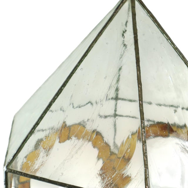 Stained Glass Gazebo Candle Holder in Colored Glass, 1990s For Sale - Image 13 of 18