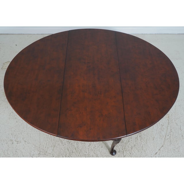 Baker Furniture Company Baker Colonial Williamsburg Collection Mahogany Dropleaf Table For Sale - Image 4 of 16