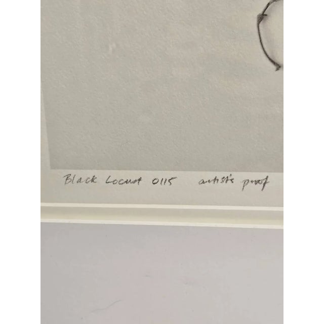 Glass Late 20th Century Bill Pusztai Signed Limited Edition "Seattle Japanese Garden" Photograph & "Black Locust" Botanical Print - Framed Pair For Sale - Image 7 of 16