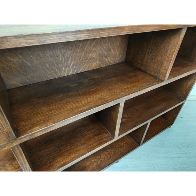 Wood Art Deco Oak Shelf, 1920s For Sale - Image 7 of 18