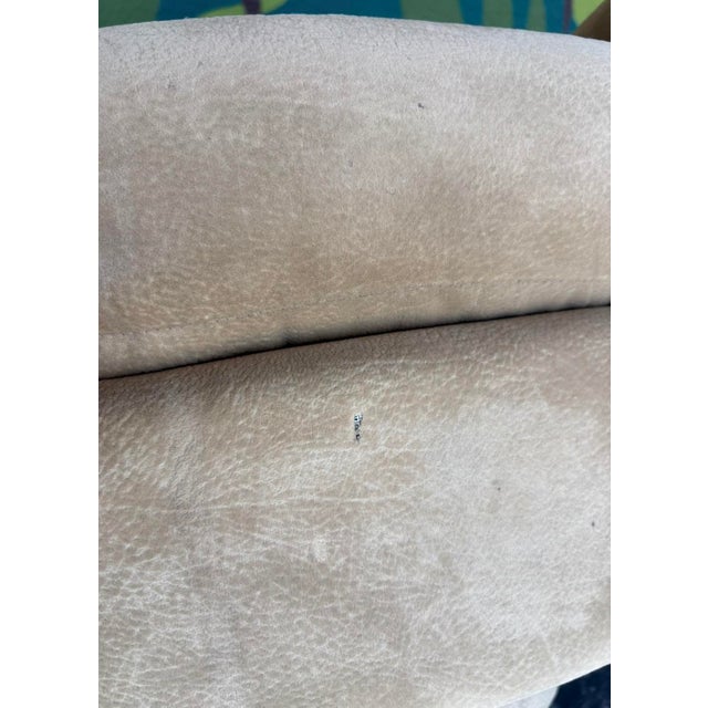 Mid Century Swivel Club Chair in the Style of Milo Baughman For Sale - Image 13 of 14