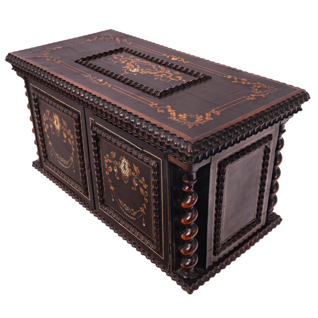 A fine quality and handsome George IV/Regency inlaid rosewood dressing box, with the original sterling silver and glass...