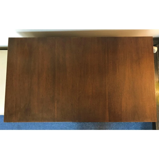 Mid 20th Century Vintage Mid Century Modern Half Cabinet With Side Platform and Cushion in the Style of Renzo Rutili For Sale - Image 5 of 13