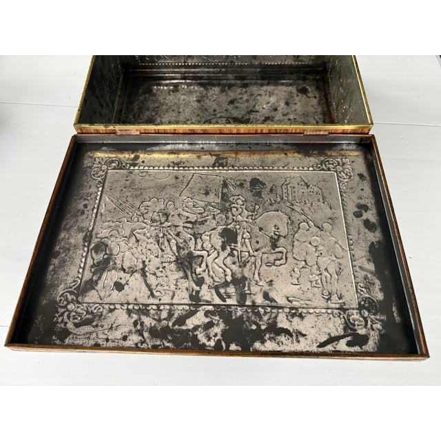Large Antique Embossed Case, 1890s For Sale - Image 14 of 18