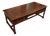 Large Antique Writing Desk in Oak and Leather For Sale