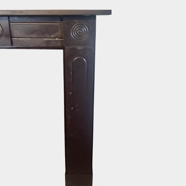 Wood Antique Regency Fireplace Mantel, 1810 For Sale - Image 7 of 9