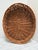 American Vintage Large Wicker Wood Basket Serving Tray For Sale - Image 3 of 7