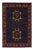 Blue Rug & Kilim’s Baluch Tribal Rug in Navy Blue With Chocolate Brown Medallions For Sale - Image 8 of 8