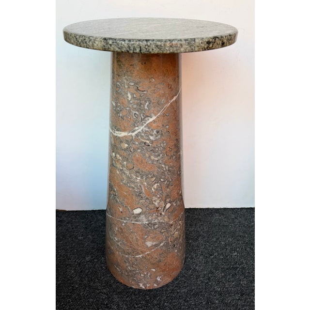 1980s Pair of Marble Side Tables, Italy, 1980s For Sale - Image 5 of 12