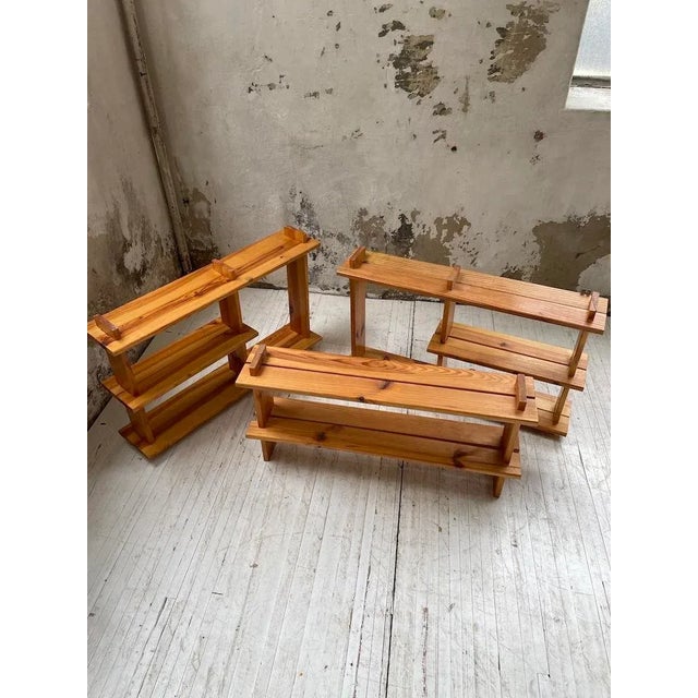 Pine Wall Shelf in the Style of Maison Regain For Sale - Image 12 of 18