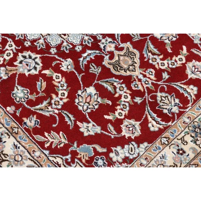 Nain Rug with Floral Pattern For Sale - Image 6 of 10