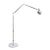 Artemide Tolomeo Adjustable Silver Floor Lamp – Modern Task Lighting For Sale