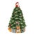 Green Spode Christmas Tree Figural Sugar and Creamer Set For Sale - Image 8 of 9