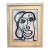 1970s Original Peter Keil Abstract Portraiture Painting For Sale
