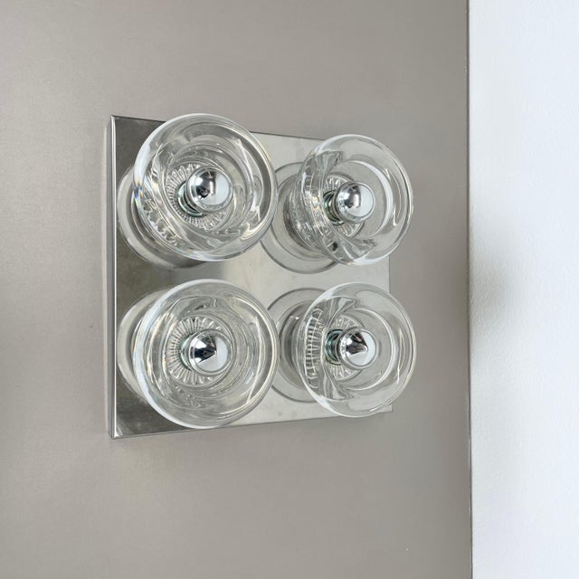 Article: wall ceiling light producer: cosack lights, germany (see label) origin: germany age: 1970s description: original...