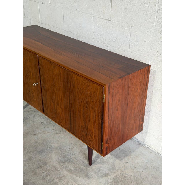 Brown Poul Hundevad Rosewood Sideboard Credenza Storage Unit Denmark Mid-Century Modern 1960s For Sale - Image 8 of 11