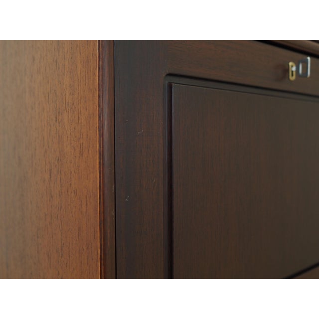 Vintage Danish Mahogany Showcase, 1970s For Sale - Image 9 of 15