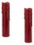 Red LED Dripping Wax Designer Candle with Remote (Set of 2) For Sale