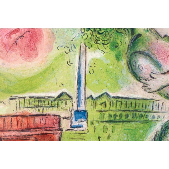 1964 Marc Chagall Paris Framed Poster | Chairish