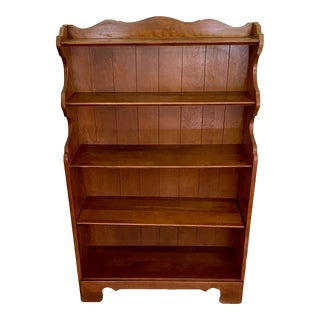 1960s Vintage Ethan Allen Maple and Birch Bookcase For Sale