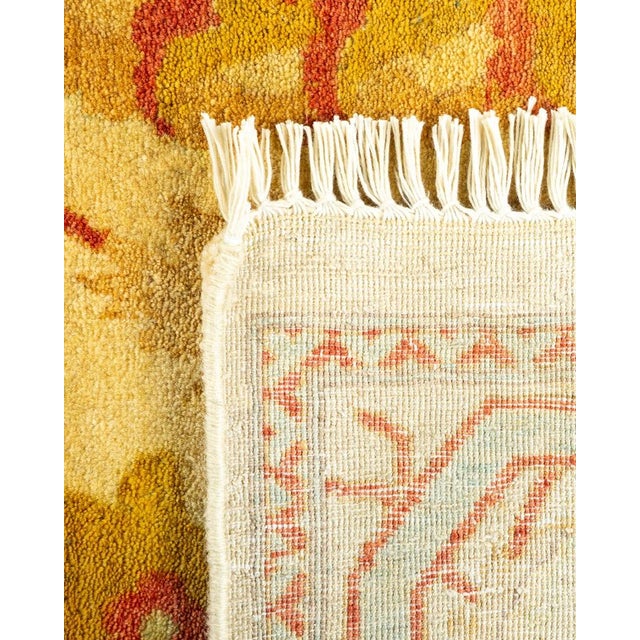 2000 - 2009 Mogul, One-of-a-Kind Hand-Knotted Area Rug in Ivory, 6' 0" x 9' 1" For Sale - Image 5 of 8