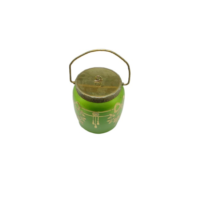 Glass German Art Nouveau Biscuit Box, 1890s For Sale - Image 7 of 15