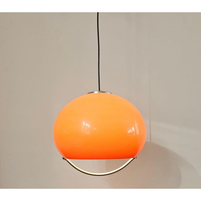 Mid-Century Space Age Pendant from Meblo / Guzzini, Italy, 1970s For Sale - Image 16 of 18