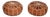 Vintage Moroccan Leather Ottoman Stools, 1970, Set of 2 For Sale