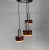 Italian Metal & Glass Cascade Pendant, 1960s For Sale - Image 3 of 8
