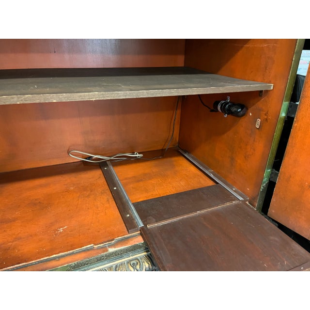 Late 19th Century 19th Century Antique Japanese Chinoiserie Bar Cabinet For Sale - Image 5 of 11