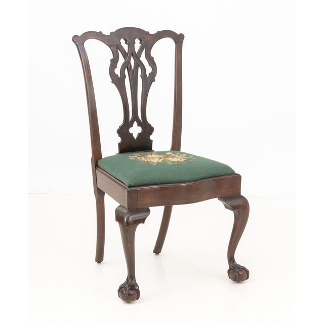 George III Style Mahogany Dining Chairs, 8 For Sale - Image 9 of 18