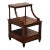 High End Solid Mahogany Traditional Style 20" Tiered End Table / Nightstand For Sale