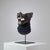 Samurai Mask on Stand, in Flawless conditions. Designed before 1890