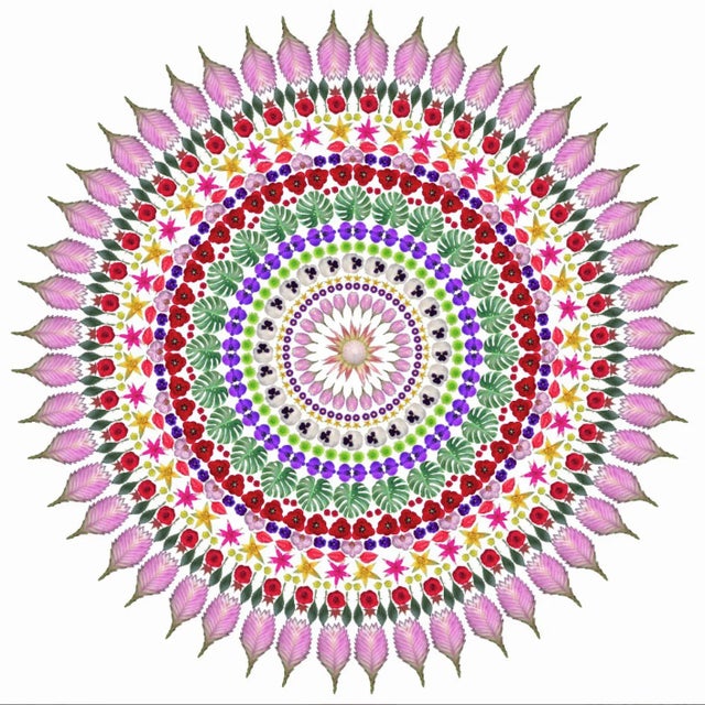 "Flower Mandala" Print For Sale