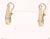 0.85 Carat Diamond Yellow Gold Earrings, A Pair For Sale - Image 4 of 5