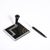 Art Deco Geometric Squared Base Chrome & Bakelite Fountain Pen Signed Esterbrook For Sale - Image 12 of 16