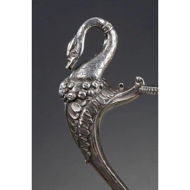 Silver and Cut-Crystal Confiturier with Spoons, Set of 13 For Sale - Image 13 of 18