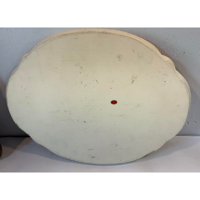 Mid 20th Century Vintage Painted Wood Italian Serving Tray For Sale - Image 5 of 6