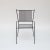 Black Capri chair by Cools Collection Materials: Powder coated stainless steel. Dimensions: W 53 x D 60 x H 86 cm (seat...