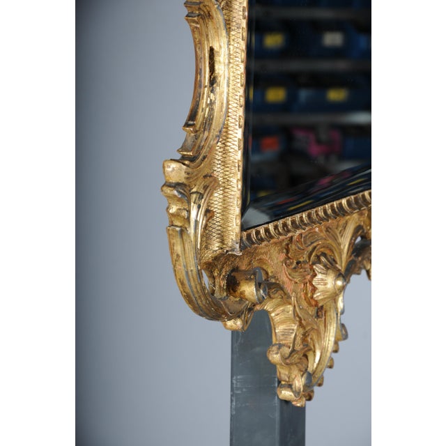 Venetian Baroque Ornately Gilded Wall Mirror, 19th Century For Sale - Image 16 of 18
