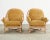 Contemporary Pair of McGuire Organic Modern Cerused Rattan Lounge Chairs For Sale - Image 3 of 12