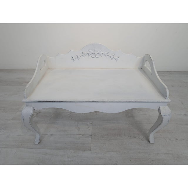 French Bleached Breakfast Tray from Cauntry Corner Saran Grace For Sale - Image 6 of 17