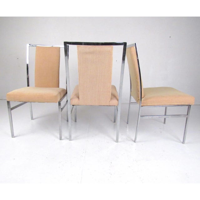 Late 20th Century Modern Chrome Dining Chairs - 6 Pieces For Sale In New York - Image 6 of 12
