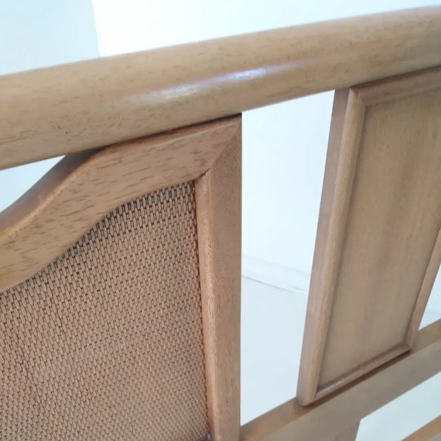 1950s Vintage Walnut King Bed Headboard For Sale In Los Angeles - Image 6 of 13