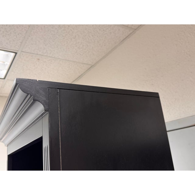 Wood Ballard Designs Tuscan Flush Center Bookcases, Pair For Sale - Image 7 of 12