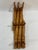 1950s Expandable Bulgarian Faux Bamboo Wooden Coat and Hat Rack For Sale - Image 15 of 18